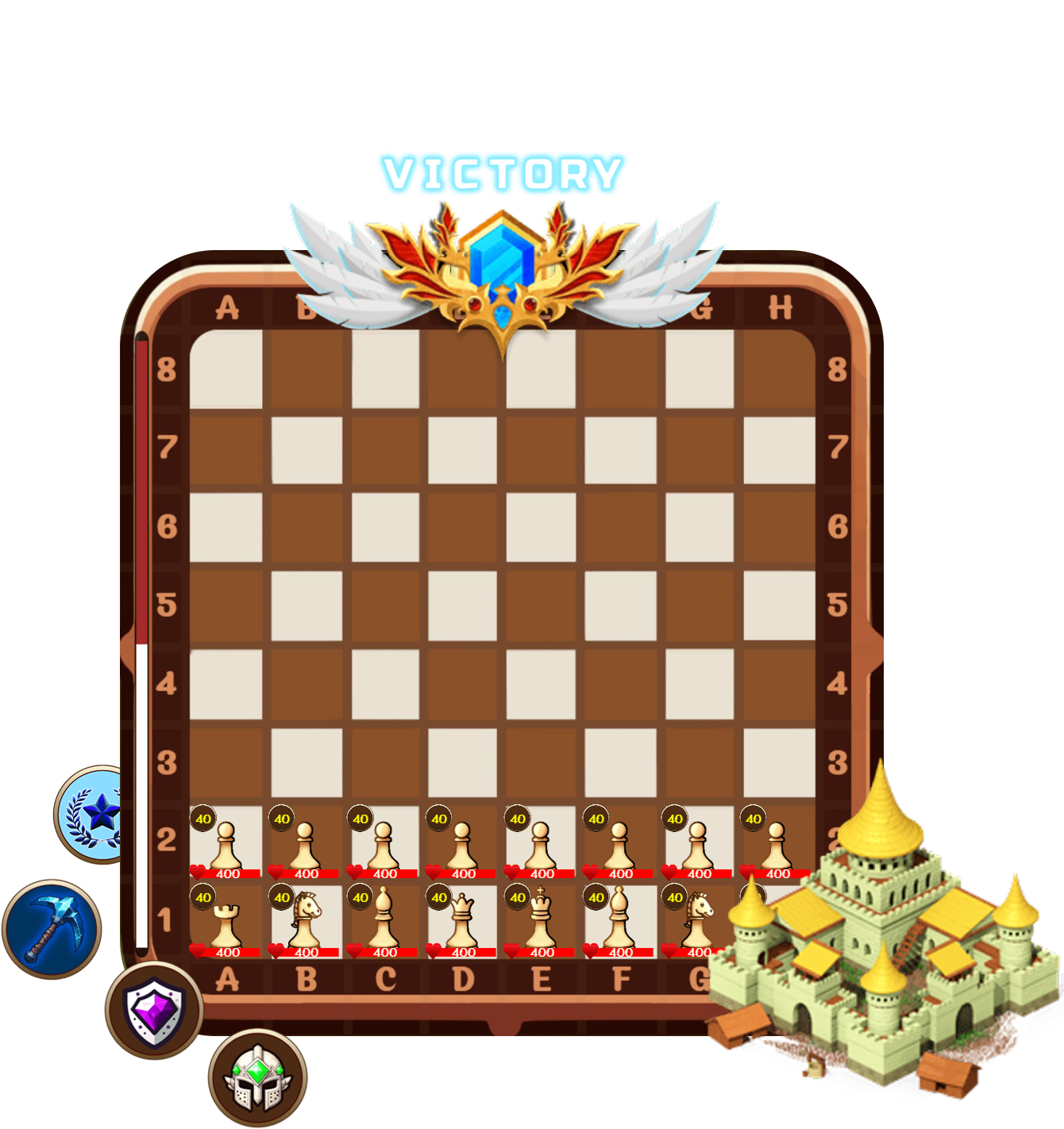 Graphic representing game mode selection